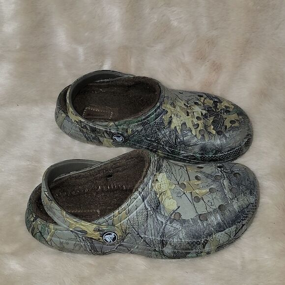 CROCS CLASSIC REALTREE EDGE LINED CLOG, MEN'S 5, WOMEN'S 7 - Picture 6 of 13